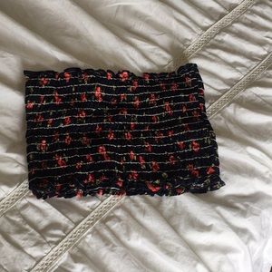 LF floral tube top